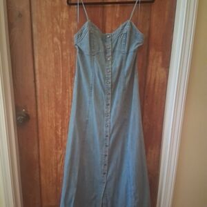 Denim Maxi Dress